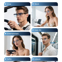 GT-33 smart glasses anti-blue light glassesTranslation Sunglasses Voice Remote Control Music Eyewear Waterproof Eyeglasses