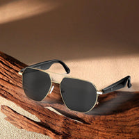 W100 Smart Glasses 163 Online Language AI Automatic Dialogue Translation Bluetooth Glasses with Speaker Sports UV Protection New