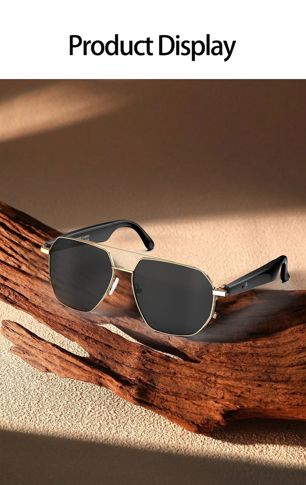 W100 Smart Glasses 163 Online Language AI Automatic Dialogue Translation Bluetooth Glasses with Speaker Sports UV Protection New