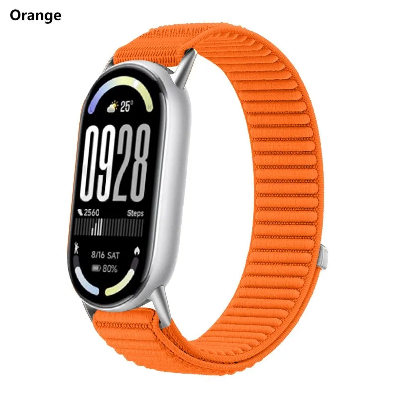 Nylon Loop Strap for Xiaomi Mi Band 10 9 8 Replacement Wristband Bracelet for Xiaomi Mi Band 9/ 10 /8 Watchband Accessories