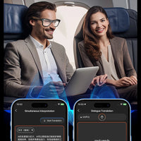 Smart AI Translation Smart Glasses Take Photos Recognizing Objects 4K Camera Bluetooth Music Call Intelligent Recording Glasses