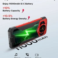 DOOGEE S200 Plus 5G Rugged Phone 1.32" Rear Display AI Image 6.72'' Screen 16GB 512GB 11000 mAh Battery Android 15 Smartphone