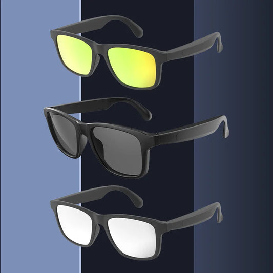 Smart Glasses Listenable Songs Wireless Headphone Sunglasses Sports Sunglasses with Mic Summer Outing BT Glasses Electronics
