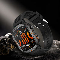 2025New Rugged Military GPS Track Smart Watch Men Bluetooth Call 5ATM Waterproof Flashlight Outdoor Sports SmartWatch For Xiaomi