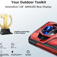 DOOGEE S200 Plus 5G Rugged Phone 1.32" Rear Display AI Image 6.72'' Screen 16GB 512GB 11000 mAh Battery Android 15 Smartphone