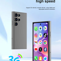 NEW SERVO S27 Mini Android Smartphone 4.0" Full Screen 2GB+16GB Memory 5MP 2 SIM Stanbdby Face Unlock 3G Cute Phones Google Play