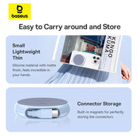 Baseus USB C Cable 100W  for iPhone 16 15 Plus Pro Max Retractable Cable For MacBook iPad Fast Charger Cable Charger Data Wire