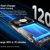Ulefone Armor 28 Pro 5G AI Rugged Phone 512GB ROM Smartphone 120W MTK Dimensity 7300  10600mAh 6.67”AMOLED 64MP Mobile phone