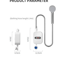 3500W Electric Mini Instant Hot Water Heater Bathroom Faucet Tap Heating 3 Seconds Instant Water Heater Shower Head Set