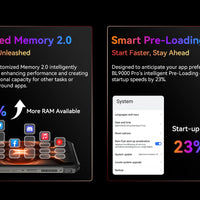 Blackview BL9000 Pro 5G Rugged Smartphone 6.78 "FHD + Display 12GB + 512GB 50MP Camera 8800mAh Battery Android 14 Phone