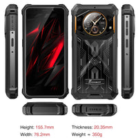 Fossibot F101 PRO Robust 120Hz 5,45 inch Screen 8GB + 128GB 10600mAh 18W Fast Charging Android13 Mobile Phone