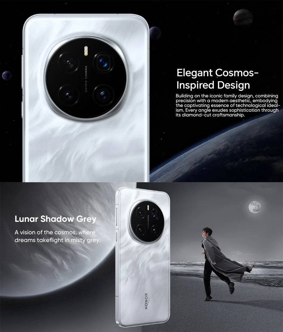 2025 New Original HONOR Magic7 Pro Global Version 5G Smartphone Snapdragon 8 Elite 6.8''120Hz LTPO Display 100W Fast Charge IP69