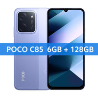 Global Version POCO C85 Smartphone 6.9" Dot Drop display 50MP Camera 6000mAh battery 33W Helio G81-Ultra NFC