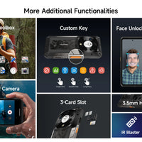 Ulefone Armor 28 Pro 5G AI Rugged Phone 512GB ROM Smartphone 120W MTK Dimensity 7300  10600mAh 6.67”AMOLED 64MP Mobile phone