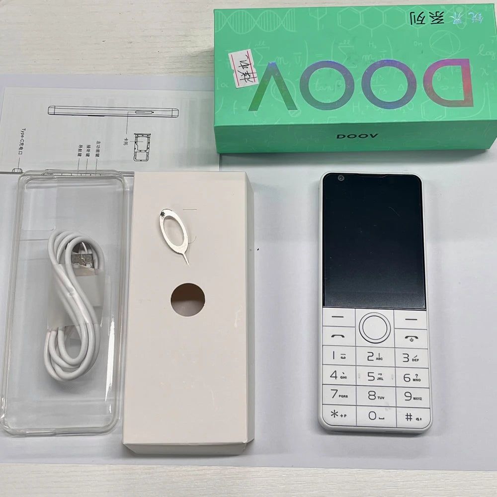 DOOV R77 Pro 4G Touch Screen Keypad Mobile Phone with 5MP Camera 2.8 Inch 3GB+32GB 3000mAh Smartphone Whatsapp Hebrew keyboard