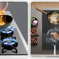 60cm Built-in Gas Hob 4 Burner | Auto Thermocouple & Safety Lock | 4-Zone Tempered Glass 8060W with Auto Ignition