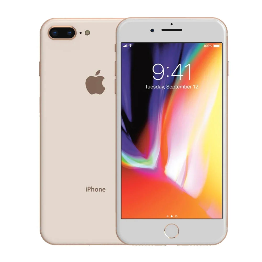 Original iPhone 8 Plus 4G LTE Mobile Phone 5.5" Retina Display 64GB/256GB ROM 12MP A11 Bionic Chip Hexa-Core Smart Phone
