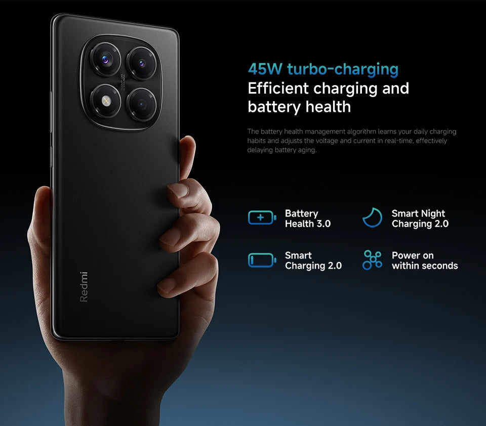 FR Warehouse Xiaomi Redmi Note 14 Pro 4G Smartphone Global Version 5500mAh 6.67" AMOLED MediaTek Helio G100-Ultra 200MP Camera