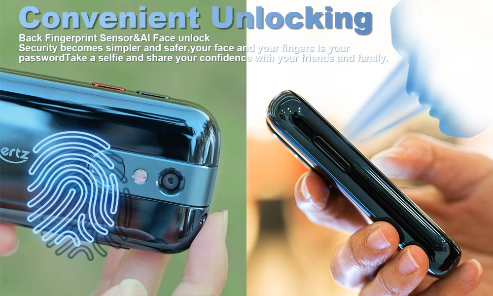 Unihertz Jelly 2 Mini Smartphone 6GB 128GB Android 11 Helio P60 Octa Core Unlocked NFC Cellphone 16MP Infrared Phone