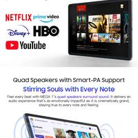 MEGA 1 Tablets Blackview 11.5 inch 2.4K 120Hz Display 8GB/12GB 256GB 50MP Camera 33W Fast Charging 8800mAh Battery MTK Helio G99