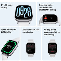 New Global Version Xiaomi Redmi Watch 5 Active has Bluetooth call up to 18 days of battery life 2''display 140+ work modes 5ATM