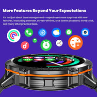 NEW 1000MAH Super endurance Sport Smart Watch Men 1.73-inch HD Screen GPS tracker Compass Bluetooth Call Waterproof Smart Watch