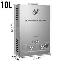 Sihao LPG Liquefied Petroleum Gas Water Heater 6L 8L 10L 12L 16L 18L Liquefied Petroleum Gas Propane Butane Hot Water Heater