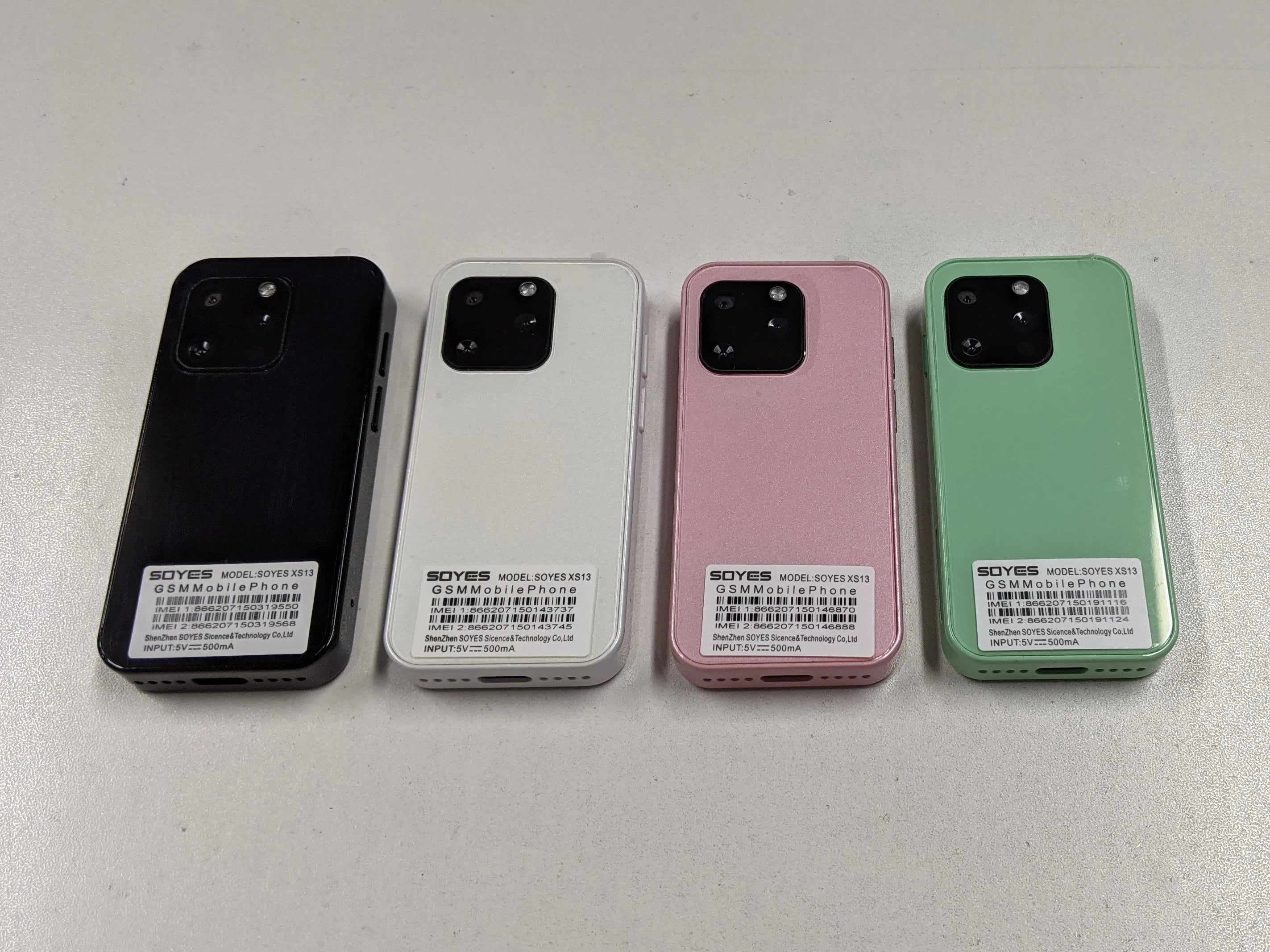 SOYES XS13 Mini Android9.0 Cellphone 2GB RAM 16GB ROM Dual SIM TF Card Slot 5MP Camera Google Play Store Small Smartphone Gifts