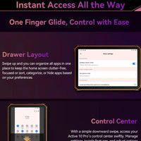 Blackview Active 10 Pro 5G Rugged Tablets 11" FHD+ Display 12GB 256G/512GB Android 14 30000mAh Battery 108MP Camera MTK 7300