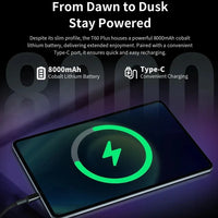 NEW Tablet Teclast T60 Plus 12 inch MTK Helio G88 8-core CPU 6GB RAM 16GB ROM Android 14 Dual-band WiFi BT5.0 8000mAh 13MP+8MP