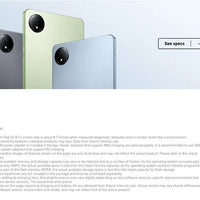 Global Version Xiaomi Redmi Pad SE 8.7 6GB 128GB MediaTek Helio G85 Octa Core 8.7" 90Hz FHD+ Display 6650mAh Battery Mi Tablet