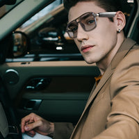 Koipsse Smart glasses double beam frame high value photochromic lens sunglasses suitable for men and women outdoor holiday gifts