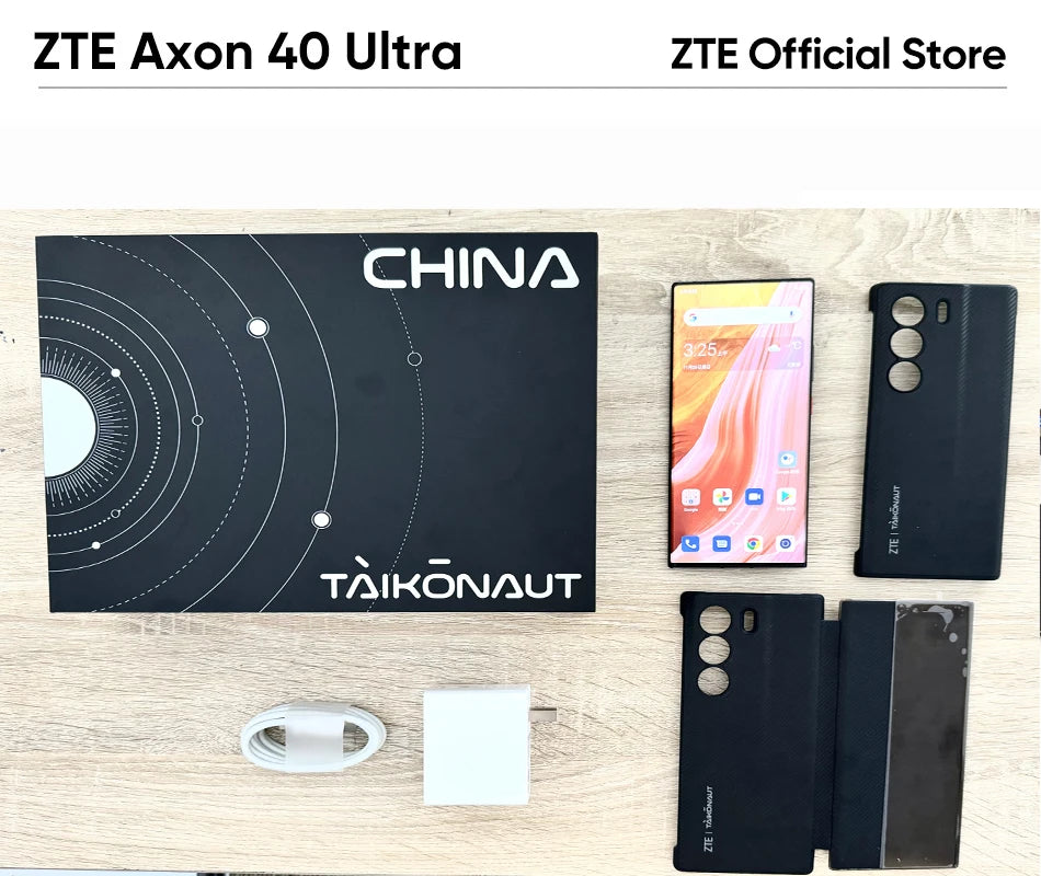 ZTE Axon 40 Ultra Space Edition 5G China Rom Smartphone with UDC Technology Snapdragon 8Gen1 6.8-inch 120Hz AMOLED Display