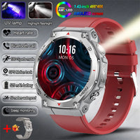 New Outdoor Sports Smart Watch Men For Xiaomi 5 ATM Waterproof GPS Motion Track Heart Rate HD Bluetooth Call UV Light SmartWatch