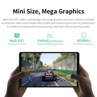 Teclast M50 Mini Tablet 8.7" 90Hz Screen 4GB RAM 128GB ROM Unisoc T606 Octa-core 5100mAh Battery Android 15 Tab Wifi5 Metal Body