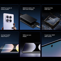 FR Warehouse Xiaomi Redmi Note 14 Pro 4G Smartphone Global Version 5500mAh 6.67" AMOLED MediaTek Helio G100-Ultra 200MP Camera