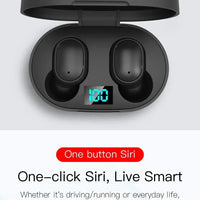 E6S Wireless Bluetooth Earphones TWS Bluetooth Headset Wireless Earbuds Noise Cancelling Earphones with Microphone Headphones