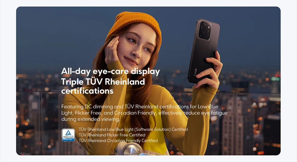 Global Version POCO C85 Smartphone 50MP Camera 6.9" Dot Drop display 6000mAh battery 33W Helio G81-Ultra NFC