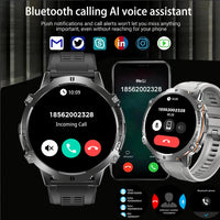 NEW 1000MAH Super endurance Sport Smart Watch Men 1.73-inch HD Screen GPS tracker Compass Bluetooth Call Waterproof Smart Watch