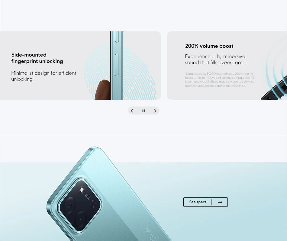 Global Version POCO C85 Smartphone 50MP Camera 6.9" Dot Drop display 6000mAh battery 33W Helio G81-Ultra NFC