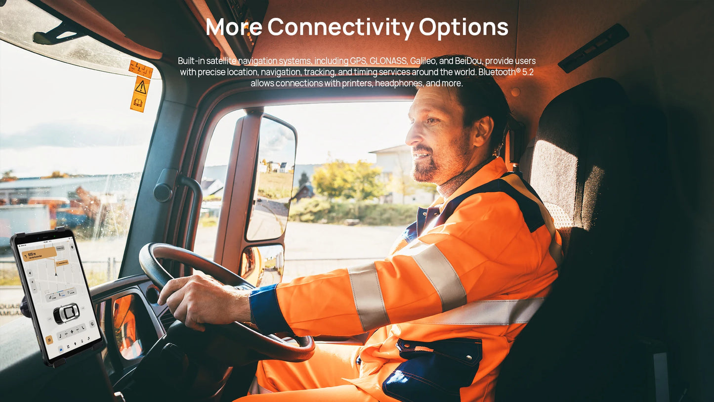 Ulefone Armor Pad Rugged Tablet 4GB RAM 64GB ROM 7650mAh 8.0'' HD+ Display 4G Android 12 Tablet Phone IP68/IP69K 13MP Camera