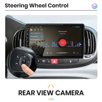 AWESAFE PX9 Car Radio Autoradio for  Fiat 500L 2012-2017  Wireless Carplay Screen Android Auto Stereo GPS Navi FM RDS BT SWC