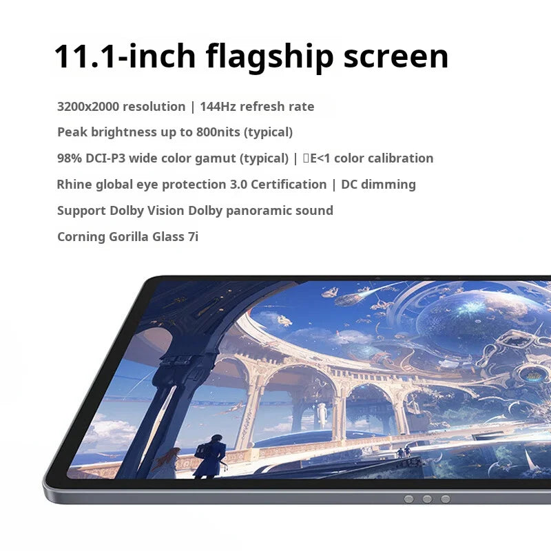 Lenovo Xiaoxin Pad pro GT 11.1'' 128GB 256GB Snapdragon 8 Gen3 144Hz 3.2K LCD 13MP Camera 8860mAh 68W Charging Tablet