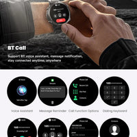 NEW 1000MAH Super endurance Sport Smart Watch Men 1.73-inch HD Screen GPS tracker Compass Bluetooth Call Waterproof Smart Watch