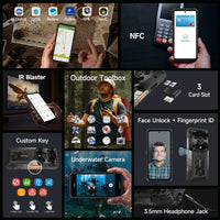 Ulefone Armor 28 Pro 5G AI Rugged Phone 512GB ROM Smartphone 120W MTK Dimensity 7300  10600mAh 6.67”AMOLED 64MP Mobile phone