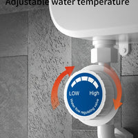 3500W Electric Mini Instant Hot Water Heater Bathroom Faucet Tap Heating 3 Seconds Instant Water Heater Shower Head Set