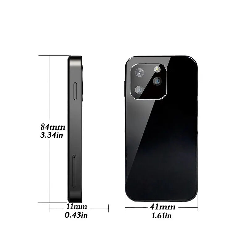 SOYES XS13 Mini Android9.0 Cellphone 2GB RAM 16GB ROM Dual SIM TF Card Slot 5MP Camera Google Play Store Small Smartphone Gifts