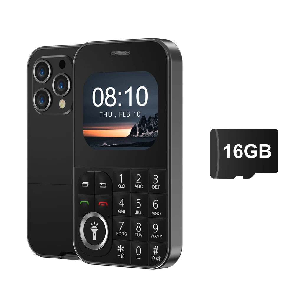 SERVO V9 Small Mobile Phone 2 SIM Cards Magic Voice Speed Dial MP4 Player Rear Camera Flashlight FM Radio 2G GSM Mini Cellphones