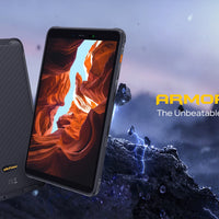 Ulefone Armor Pad Rugged Tablet 4GB RAM 64GB ROM 7650mAh 8.0'' HD+ Display 4G Android 12 Tablet Phone IP68/IP69K 13MP Camera