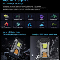 Unihertz 8849 tank 2 Pro rugged phone Android 14 24GB 512GB with 23800mAh battery superior projection 6.79 "FHD waterproof phone
